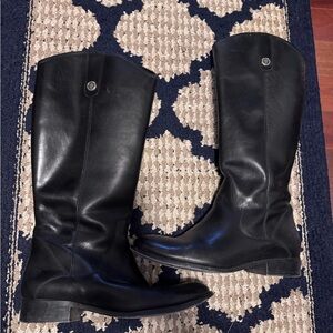Frye Black Leather Boots